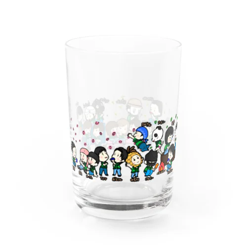 黒猫のデルタ２周年記念品（名前入り） Water Glass