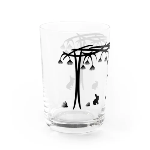 白黒木兎d Water Glass