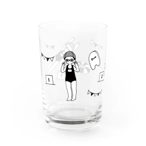 プール開き Water Glass