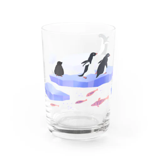 おさんぽアデリーペンギン Water Glass