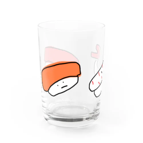 サーモンくんと私たち Water Glass