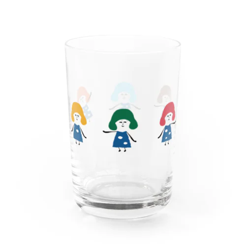 にくたらおんなのこグラス Water Glass