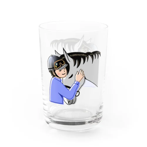 僕とカズ君【ほのぼの】(馬) Water Glass