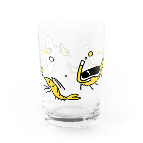 およぐエビフたち Water Glass