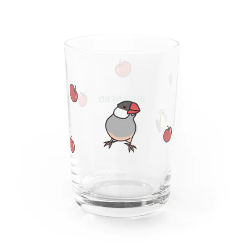 シルバー文鳥コップ Water Glass