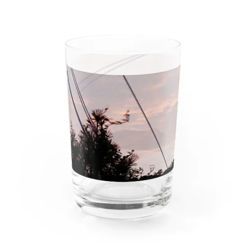 手の中の夕焼け Water Glass