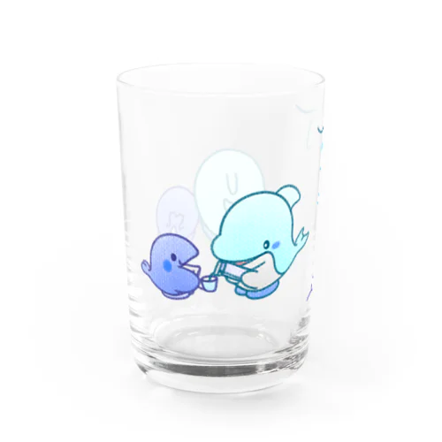 仲良しアクリとハーレ グラス Water Glass