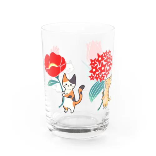 花とネコ グラス