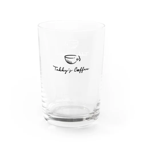 takky's coffee (black&white) Water Glass