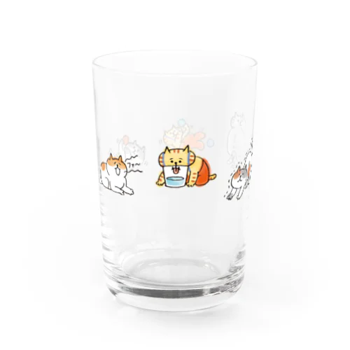 ねこらしいにゃんすけ Water Glass