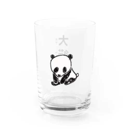 台湾パンダ Water Glass