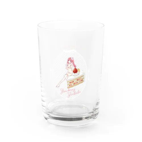 Sweets Lingerie Glass "Strawberry Shortcake" Water Glass