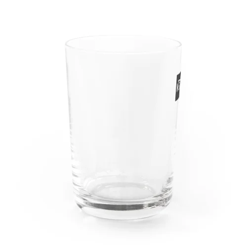 NISTA square box logo Water Glass