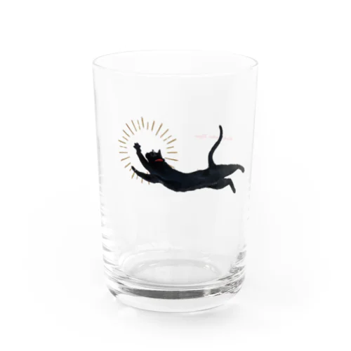 ちょっとだけ長い黒猫 Water Glass