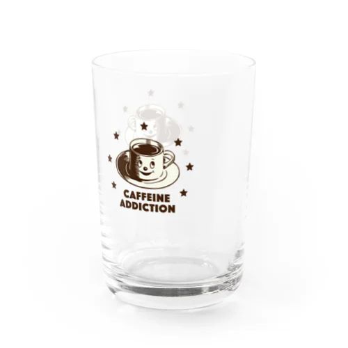 CAFFEINE ADDICTION （COFFEE） Water Glass
