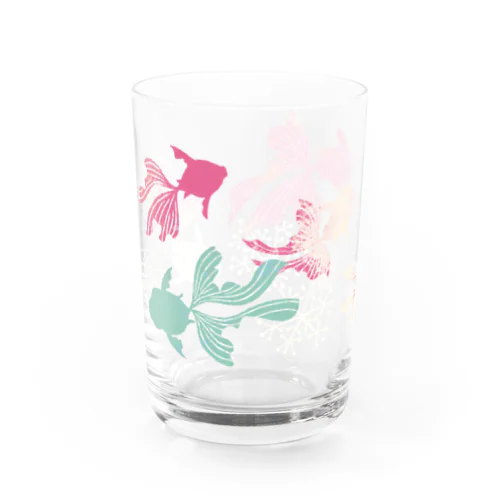 金魚(クリアピンク) Water Glass