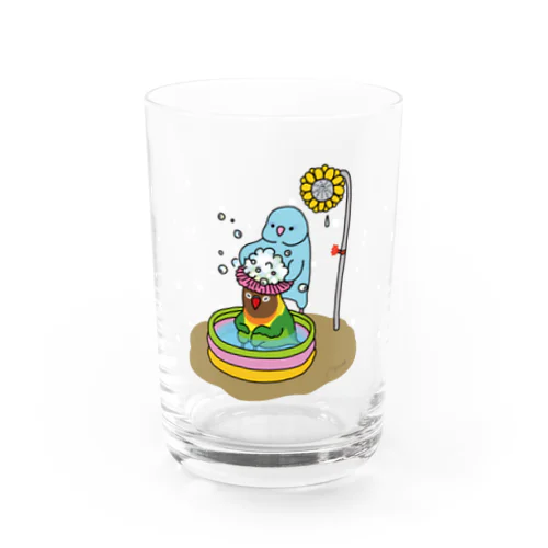 シャワーでスッキリ！ Water Glass