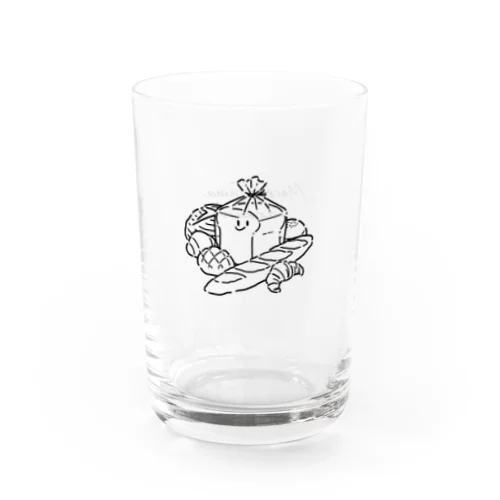 パンまみれパンくん Water Glass