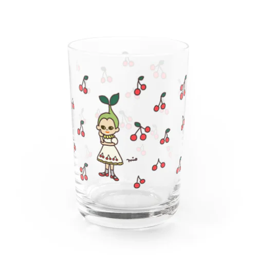 さくらんぼガールB Water Glass