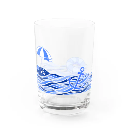 wave Water Glass