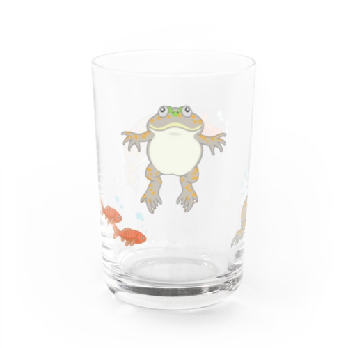 ぷかぷかバジェットガエル Water Glass