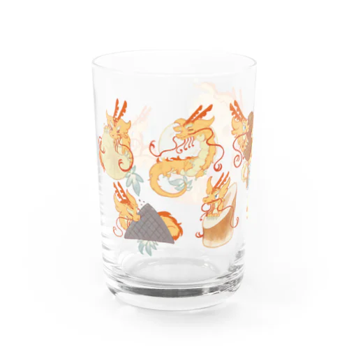 おでんと龍 Water Glass