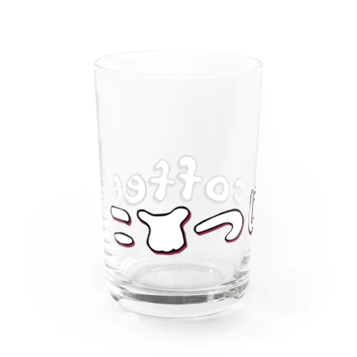 ロゴタイプ/こひつじcoffee Water Glass