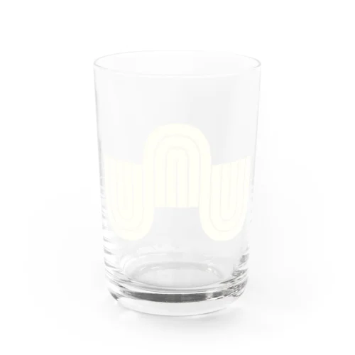 Uの集合体_アイボリー Water Glass