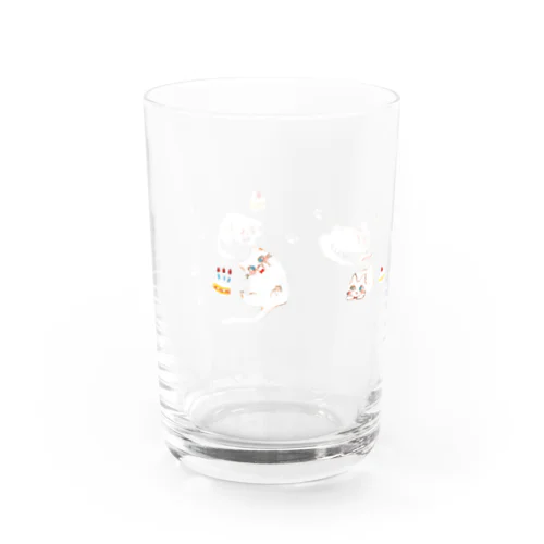 cat&cake Water Glass