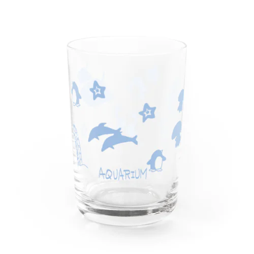 aquariumブルー Water Glass