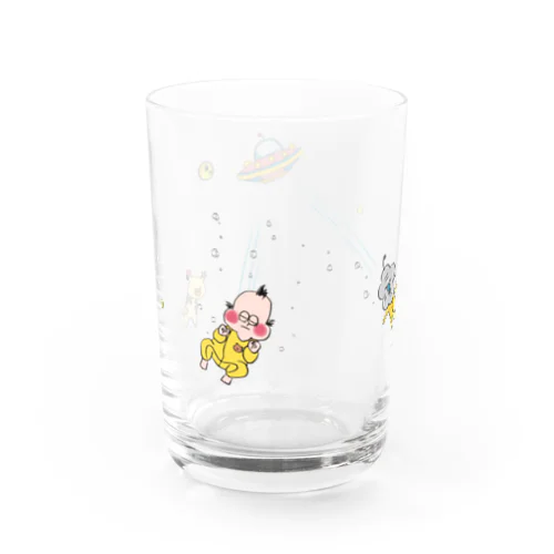 ジュースの宇宙で泳ぐセガレ Water Glass