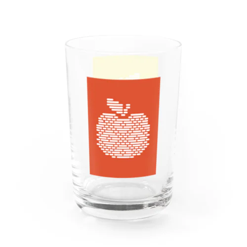 【こぎんリンゴ】シンプルなりんご Ι 赤黄 Water Glass