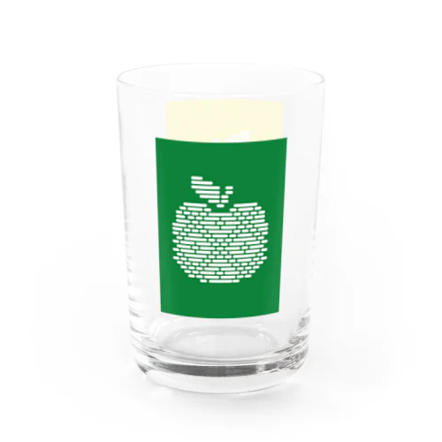 【こぎんリンゴ】シンプルなりんご Ι 緑黄 Water Glass