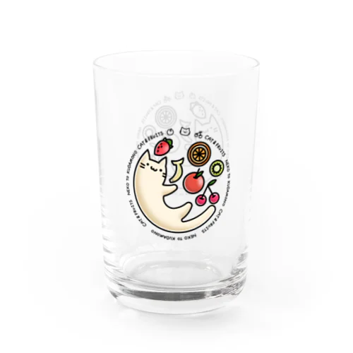 CAT & FRUITS NEKO TO KUDAMONO  Water Glass