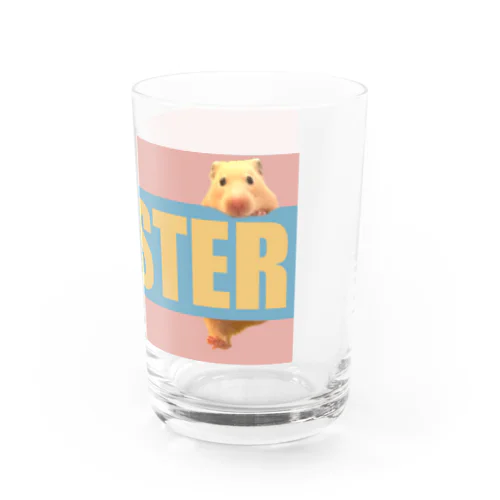 ピンクボーダーなハムスター Water Glass