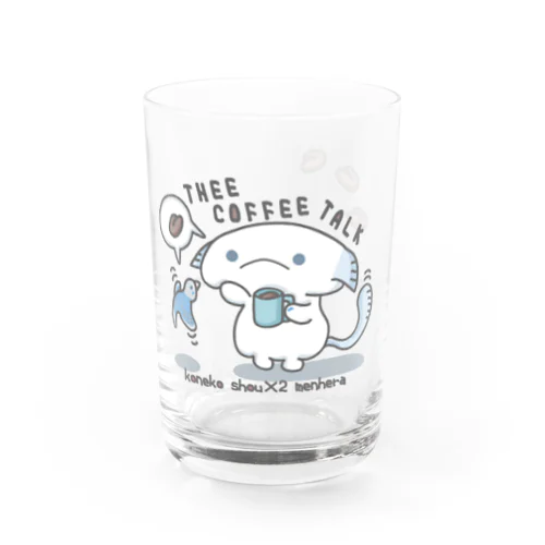 ロゴ「こーひーのつどい」 Water Glass