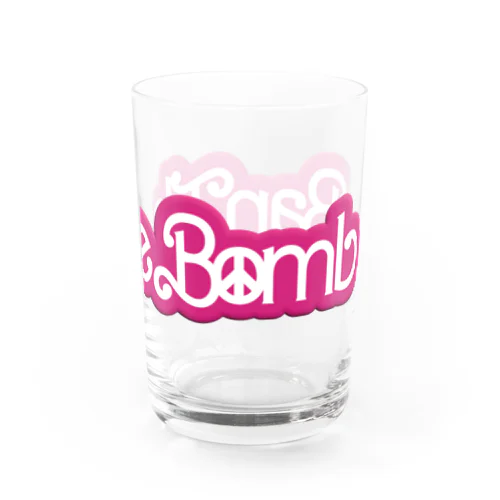 Ban The Bomb / 核兵器禁止 /#NoBarbenheimer Water Glass