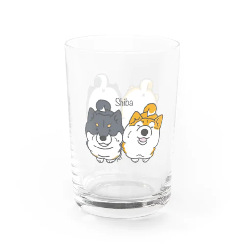 むっちり柴犬くん Water Glass