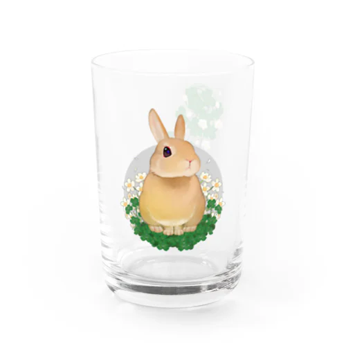 森のうさぎ Water Glass