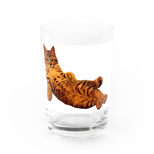 Elegant Cat ③ Water Glass