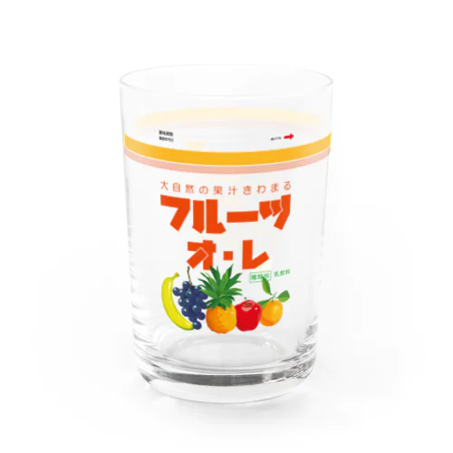 フルーツオレ  Water Glass