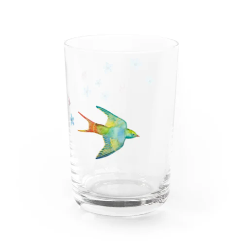 つばめさんと勿忘草 Water Glass