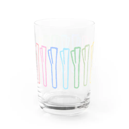 レインボーながねぎ Water Glass