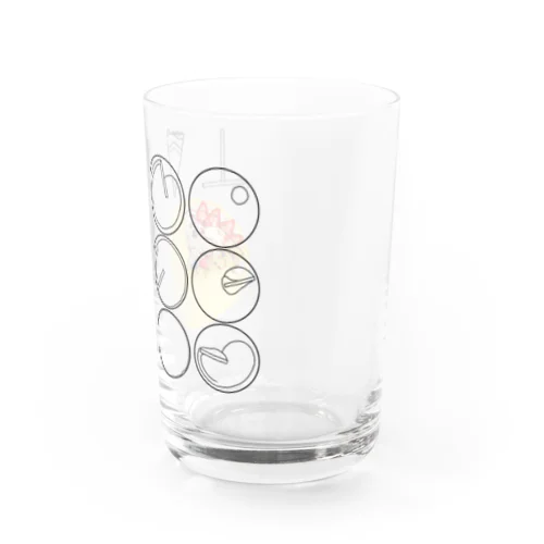 もうすぐクレープ Water Glass