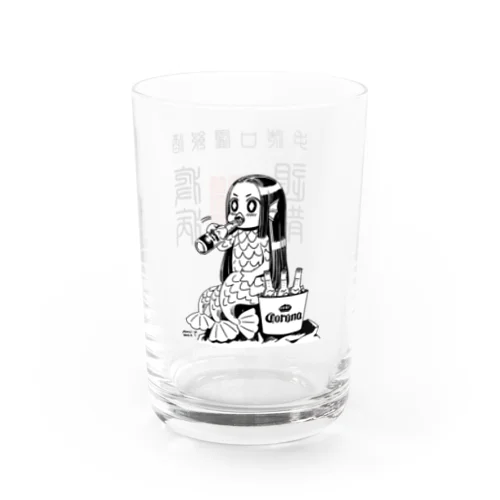 おさけだいすきアマビエちゃん Water Glass