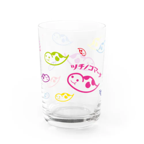 およぐツチノコちゃん★ビビッドレインボー★ Water Glass