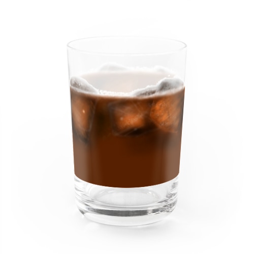 常にアイスコーヒー入り Water Glass