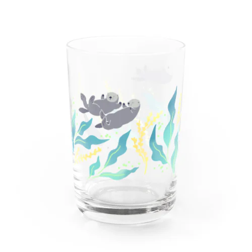 すやすやラッコ Water Glass