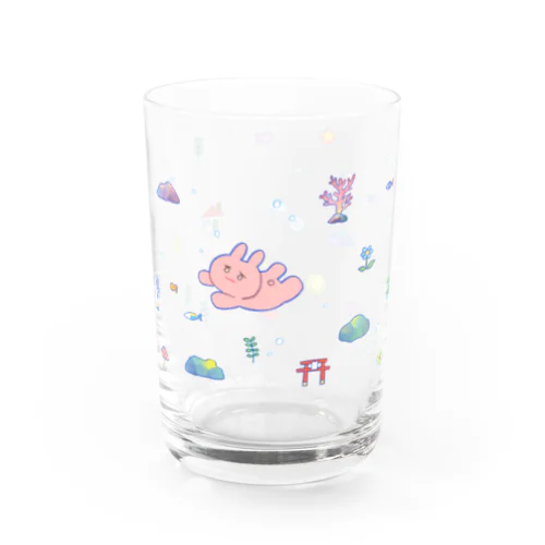 泳ごう！うさぎちゃん！ Water Glass