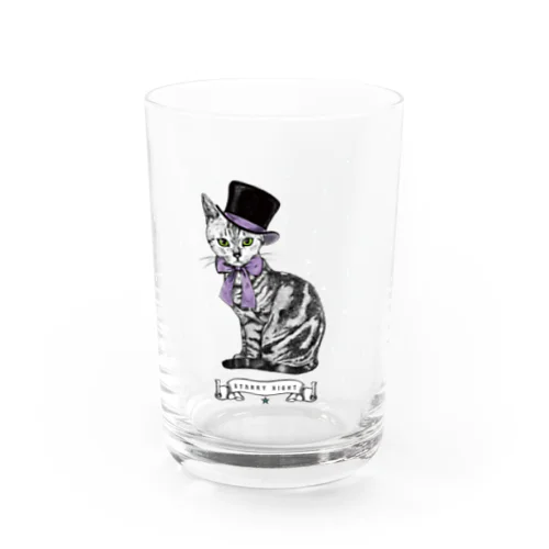 星月夜の猫 Water Glass